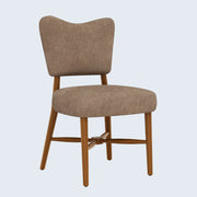 Hawsaiy Dining Chairs Set of 2/4/6, Upholstered Fabric Dining Room Chairs, Mid Century Modern Kitchen Chairs with Solid Wood Legs & Cross-Brace Support, Farmhouse Side Chairs for Dining Room
