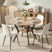 Hawsaiy Dining Table Set for 4, 42.1