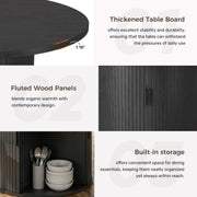 Hawsaiy 3-Piece Dining Table Set for 2, 31.5