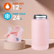 Hawsaiy 12oz Kids Insulated Water Bottle with Straw Lid, Leak-Proof Stainless Steel BPA-Free for School Boys and Girls