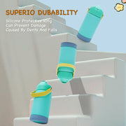 Hawsaiy 12oz Kids Insulated Water Bottle with Straw Lid, Leak-Proof Stainless Steel BPA-Free for School Boys and Girls