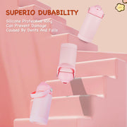 Hawsaiy 12oz Kids Insulated Water Bottle with Straw Lid, Leak-Proof Stainless Steel BPA-Free for School Boys and Girls