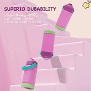 Hawsaiy 12oz Kids Insulated Water Bottle with Straw Lid, Leak-Proof Stainless Steel BPA-Free for School Boys and Girls