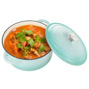 Hawsaiy 6QT Enameled Cast Iron Dutch Oven, Non-Stick, Dual Handles, with Lid for Baking & Cooking