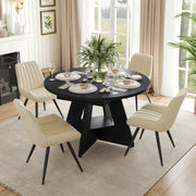 Hawsaiy 5 Piece Extendable Dining Table Set for 4, 47.24