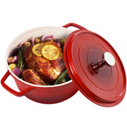 Hawsaiy 5 Qt Dutch Oven Pot with Lid,Nonstick Enameled Dutch Oven for Stews,Soups,Baking