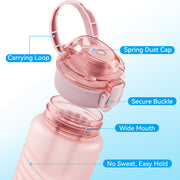 Hawsaiy 32oz BPA Free Plastic Water Bottle with Tea Filter