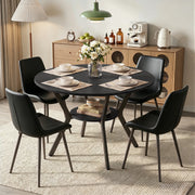 Hawsaiy Dining Table Set for 4, 42.1