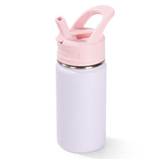 Hawsaiy 12oz Kids Water Bottle with Straw, Stainless Steel Insulated Toddler Water Bottle, Leak Proof BPA-Free Small Water Bottle for School Boys Girls