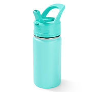 Hawsaiy 12oz Kids Water Bottle with Straw, Stainless Steel Insulated Toddler Water Bottle, Leak Proof BPA-Free Small Water Bottle for School Boys Girls