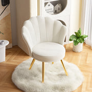Hawsaiy Velvet Accent Chair with Gold Metal Legs for Bedroom,Living Room