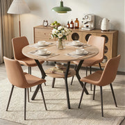 Hawsaiy Dining Table Set for 4, 42.1