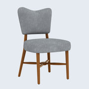 Hawsaiy Dining Chairs Set of 2/4/6, Upholstered Fabric Dining Room Chairs, Mid Century Modern Kitchen Chairs with Solid Wood Legs & Cross-Brace Support, Farmhouse Side Chairs for Dining Room