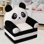 Hawsaiy Kids Sofa 2-in-1 Foldable Armchair with Liner Filler Cute Cartoon Lazy Sofa Bed for Living Room or Bedroom