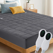 Hawsaiy Heated Mattress Pad,Electric Mattress Pad Luxury Bed Warmer 10 Heat Settings|Auto Off 2-4-8 Hours|Fit Up to 18