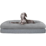 Hawsaiy Memory Foam Dog Bed - Washable, Non-Slip, & Waterproof