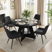Hawsaiy 5 Piece Extendable Dining Table Set for 4, 47.24