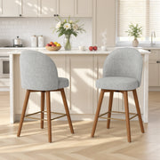 Hawsaiy Modern Swivel Bar Stools Set of 2/3/4, 26