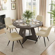 Hawsaiy 5 Piece Extendable Dining Table Set for 4, 47.24