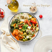 Hawsaiy Enameled Dutch Oven Pot with Lid, Cast Iron, Dual Handles for Bread Baking, Cooking, Non-Stick Enamel Coating