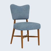 Hawsaiy Dining Chairs Set of 2/4/6, Upholstered Fabric Dining Room Chairs, Mid Century Modern Kitchen Chairs with Solid Wood Legs & Cross-Brace Support, Farmhouse Side Chairs for Dining Room