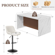 Hawsaiy 7-Piece Dining Table Set for 6, 67