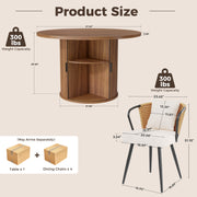 Hawsaiy 3-Piece Dining Table Set for 2, 31.5