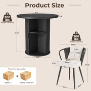Hawsaiy 3-Piece Dining Table Set for 2, 31.5
