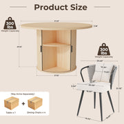 Hawsaiy 3-Piece Dining Table Set for 2, 31.5
