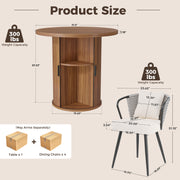 Hawsaiy 3-Piece Dining Table Set for 2, 31.5