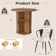 Hawsaiy 3-Piece Dining Table Set for 2, 31.5