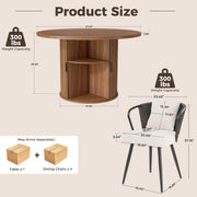 Hawsaiy 3-Piece Dining Table Set for 2, 31.5