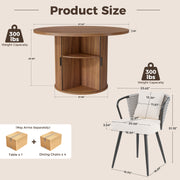 Hawsaiy 3-Piece Dining Table Set for 2, 31.5