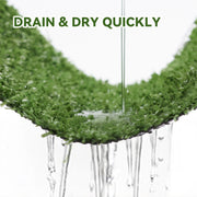 Nalupatio Artificial Grass Outdoor Indoor, 6 FT x 10 FT Faux Turf Lawn, 0.4