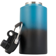 Kerilyn Insulated Jug with Handle, One Gallon, 128oz Stainless Steel, Large Double Vacuum Water Bottle for Hot & Cold Drinks, Wide Mouth, Sweat Proof, Great for Travel, Hiking & Camping, Black Water Bottle