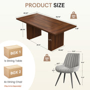 Hawsaiy Dining Table Set for 4, 78