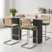Hawsaiy Rattan Bar Stools Set of 2, 26