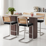 Hawsaiy Rattan Bar Stools Set of 2, 26