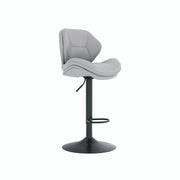 Hawsaiy Swivel Bar Stools Set of 2/4, Adjustable Height Faux Leather Bar Stools with Back, Double-Layer Upholstered Counter Height Bar Chairs for Kitchen Island