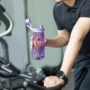 Hawsaiy 32oz Clear Plastic Leak-Proof Water Bottle,BPA-Free