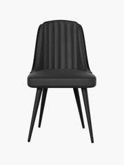 Hawsaiy Modern Dining Chair with Wooden Backrest, Set of 2