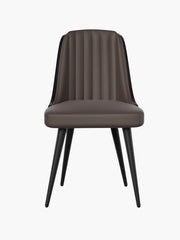 Hawsaiy Modern Dining Chair with Wooden Backrest, Set of 2