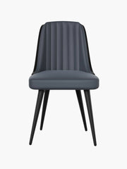 Hawsaiy Modern Dining Chair with Wooden Backrest, Set of 2