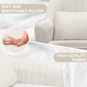 Hawsaiy Comfy Office Chair with Lumbar Support Pillow,Desk Chair with Smooth Wheels for Home Office