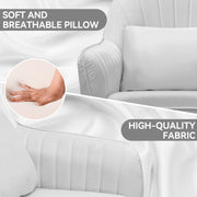 Hawsaiy Comfy Office Chair with Lumbar Support Pillow,Desk Chair with Smooth Wheels for Home Office