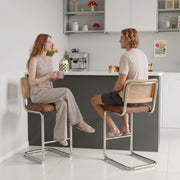 Hawsaiy Rattan Bar Stools Set of 2, 26