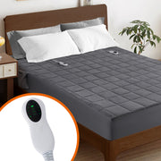 Hawsaiy Heated Mattress Pad,Electric Mattress Pad Luxury Bed Warmer 10 Heat Settings|Auto Off 2-4-8 Hours|Fit Up to 18