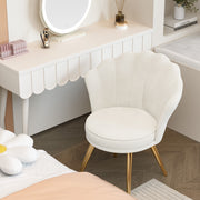 Hawsaiy Velvet Accent Chair with Gold Metal Legs for Bedroom,Living Room