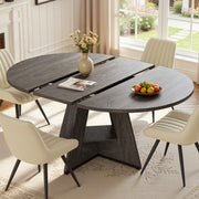 Hawsaiy 5 Piece Extendable Dining Table Set for 4, 47.24