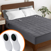 Hawsaiy Heated Mattress Pad,Electric Mattress Pad Luxury Bed Warmer 10 Heat Settings|Auto Off 2-4-8 Hours|Fit Up to 18